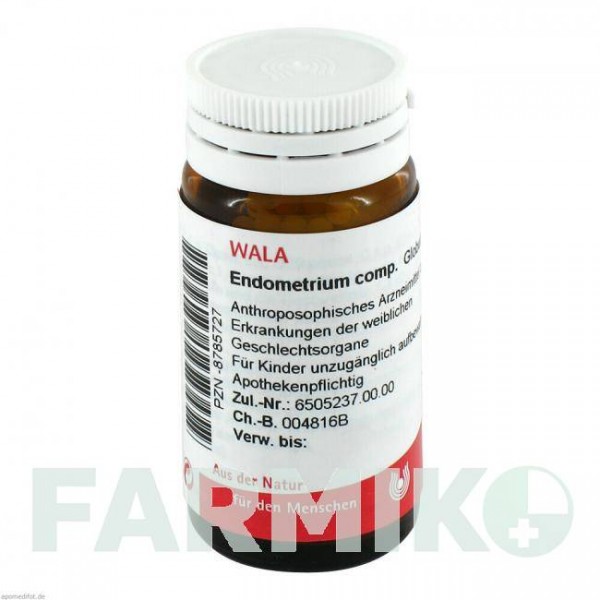 ЕНДОМЕТРІУМ (ENDOMETRIUM) глобули 20 г - Гомеопатія WALA HEILMITTEL