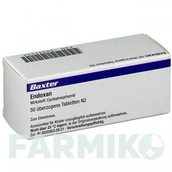 ЭНДОКСАН (ENDOXAN) таблетки 50 шт - Циклофосфамид BAXTER