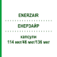 ЕНЕРЗАЙР (ENERZAIR) 114 мкг/46 мкг/136 мкг капсули 30 шт - Індакатерол, Глікопіронію бромід, Мометазон EMRA-MED