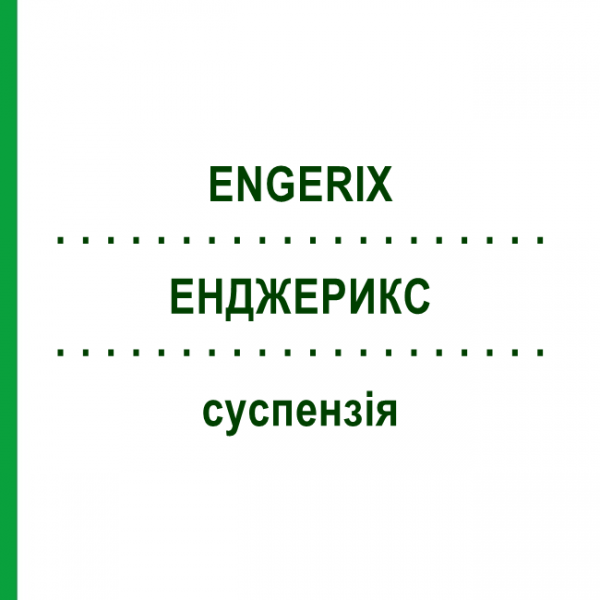 ЭНДЖЕРИКС (ENGERIX) суспензия 3 шт - Гепатит В очищенный антиген AXICORP PHARMA
