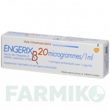 ЭНДЖЕРИКС (ENGERIX) суспензия 1 шт - Гепатит В очищенный антиген CC PHARMA