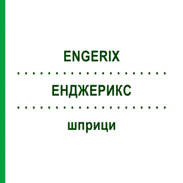 ЭНДЖЕРИКС (ENGERIX) шприци 1x0,5 мл - Гепатит В очищенный антиген EMRA-MED