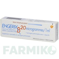 ЭНДЖЕРИКС (ENGERIX) суспензия 1 шт - Гепатит В очищенный антиген EUROPEAN PHARMA
