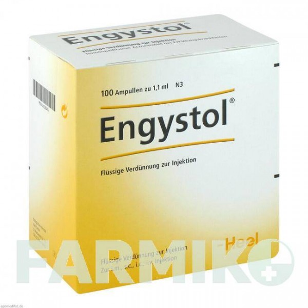 ЭНГИСТОЛ (ENGYSTOL) ампулы 100 шт - Гомеопатия BIOLOGISCHE HEILMITTEL HEEL