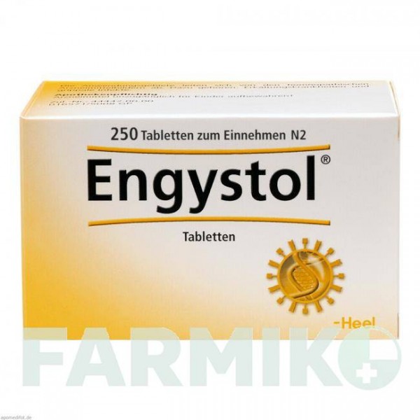 ЕНГІСТОЛ (ENGYSTOL) таблетки 250 шт - Гомеопатія BIOLOGISCHE HEILMITTEL HEEL