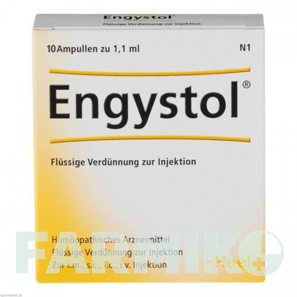 ЭНГИСТОЛ (ENGYSTOL) ампулы 10 шт - Гомеопатия BIOLOGISCHE HEILMITTEL HEEL