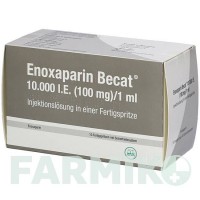 ЕНОКСАПАРИН (ENOXAPARIN) 10000 МО 100 мг/мл розчин 10 шт - Еноксапарин ROVI