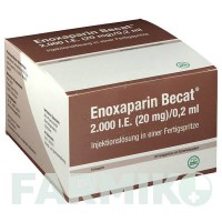 ЕНОКСАПАРИН (ENOXAPARIN) 2000 МО 20 мг/0,2 мл розчин 20 шт - Еноксапарин ROVI