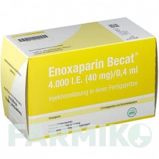 ЭНОКСАПАРИН (ENOXAPARIN) 4000 МЕ 40 мг/0,4 мл раствор 10 шт - Эноксапарин ROVI