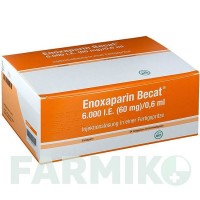 ЕНОКСАПАРИН (ENOXAPARIN) 6000 МО 60 мг/0,6 мл розчин 24 шт - Еноксапарин ROVI