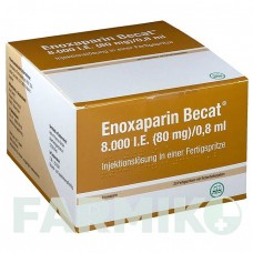 ЭНОКСАПАРИН (ENOXAPARIN) 8000 МЕ 80 мг/0,8 мл раствор 20 шт - Эноксапарин ROVI