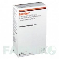 ЭНСТИЛАР (ENSTILAR) 50 мкг/г + 0,5 мг/г пена 2x60 г - Кальципотриол, Бетаметазон LEO PHARMA