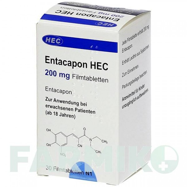 ЭНТАКАПОН (ENTACAPON) 200 мг таблетки 30 шт - Энтакапон HEC PHARM