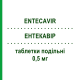 ЭНТЕКАВИР (ENTECAVIR) 0,5 мг таблетки делимые 30 шт - Энтекавир DR.REDDYS