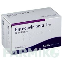 ЕНТЕКАВІР (ENTECAVIR) 1 мг таблетки 30 шт - Ентекавір BETAPHARM