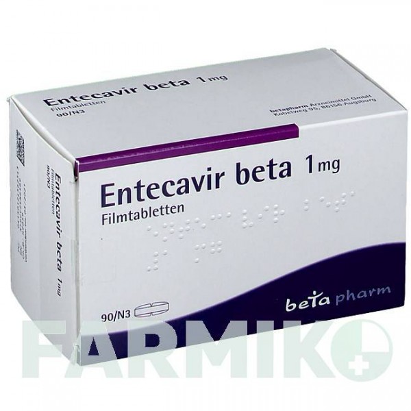 ЭНТЕКАВИР (ENTECAVIR) 1 мг таблетки 30 шт - Энтекавир BETAPHARM