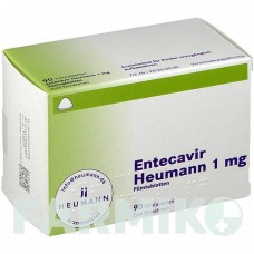 ЭНТЕКАВИР (ENTECAVIR) 1 мг таблетки 30 шт - Энтекавир HEUMANN PHARMA