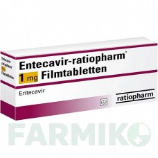 ЭНТЕКАВИР (ENTECAVIR) 1 мг таблетки 90 шт - Энтекавир RATIOPHARM