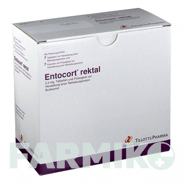 ЭНТОКОРТ (ENTOCORT) 7 + 7 пакет 1 набор - Будесонид TILLOTTS PHARMA