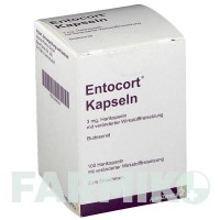 ЕНТОКОРТ (ENTOCORT) капсули 100 шт - Будесонід AXICORP PHARMA