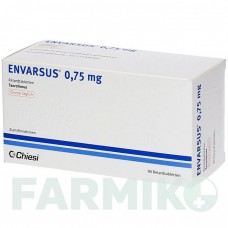 ЕНВАРСУС (ENVARSUS) 0,75 мг таблетки 90 шт - Такролімус AXICORP PHARMA