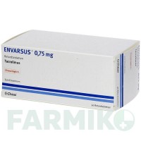 ЕНВАРСУС (ENVARSUS) 0,75 мг таблетки 90 шт - Такролімус CC PHARMA