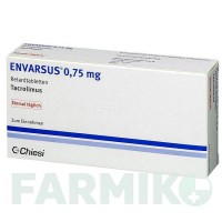 ЕНВАРСУС (ENVARSUS) 0,75 мг таблетки 90 шт - Такролімус CHIESI