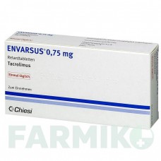 ЕНВАРСУС (ENVARSUS) 0,75 мг таблетки 90 шт - Такролімус CHIESI