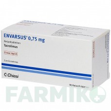 ЭНВАРСУС (ENVARSUS) 0,75 мг таблетки 90 шт - Такролимус HAEMATO PHARM