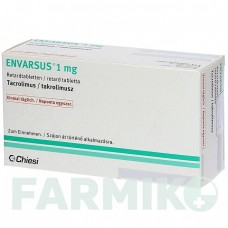 ЭНВАРСУС (ENVARSUS) 1 мг таблетки 90 шт - Такролимус CC PHARMA