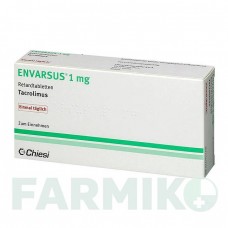 ЭНВАРСУС (ENVARSUS) 1 мг таблетки 30 шт - Такролимус CHIESI