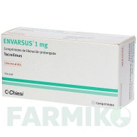 ЕНВАРСУС (ENVARSUS) 1 мг таблетки 90 шт - Такролімус EUROPEAN PHARMA