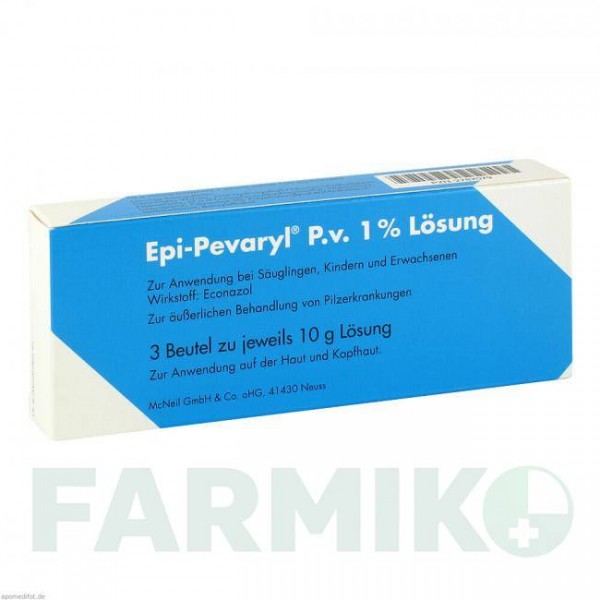 ЭПИ ПЕВАРИЛ (EPI PEVARYL) раствор 3x10 г - Эконазол KARO PHARMA