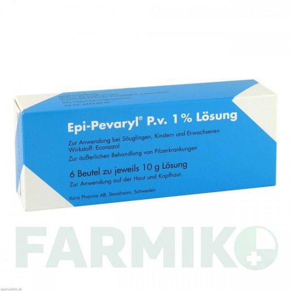 ЭПИ ПЕВАРИЛ (EPI PEVARYL) раствор 6x10 г - Эконазол KARO PHARMA