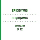 ЕПІДІДИМІС (EPIDIDYMIS) D 12 ампули 10x1 мл - Гомеопатія WALA HEILMITTEL