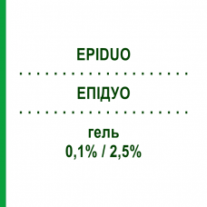 ЭПИДУО (EPIDUO) 0,1%/2,5% гель 45 г - Адапален, Другое GALDERMA