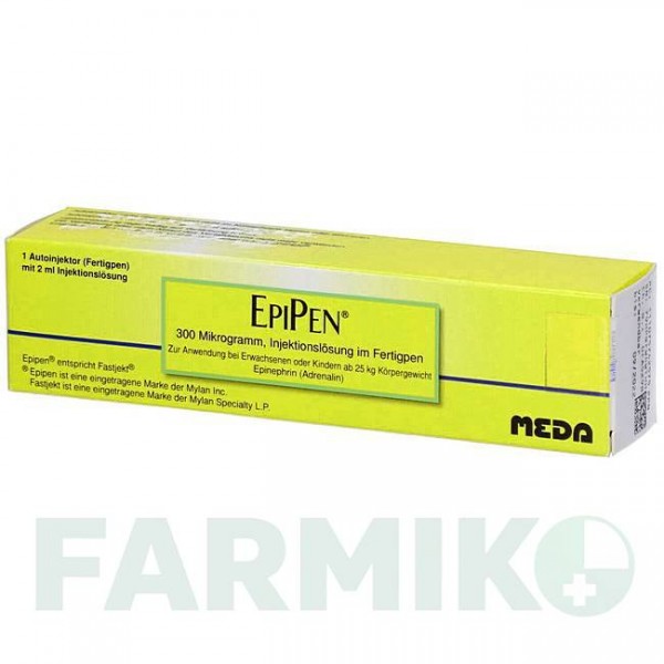 ЭПИПЕН (EPIPEN) 300 мкг раствор 2 шт - Эпинефрин KOHLPHARMA