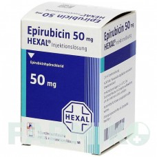 ЕПІРУБІЦИН (EPIRUBICIN) 50 розчин 1 шт - Епірубіцин HEXAL