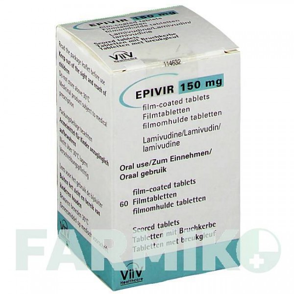 ЭПИВИР (EPIVIR) 150 мг таблетки 60 шт - Ламивудин VIIV HEALTHCARE