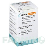 ЭПИВИР (EPIVIR) 300 мг таблетки 30 шт - Ламивудин AXICORP PHARMA
