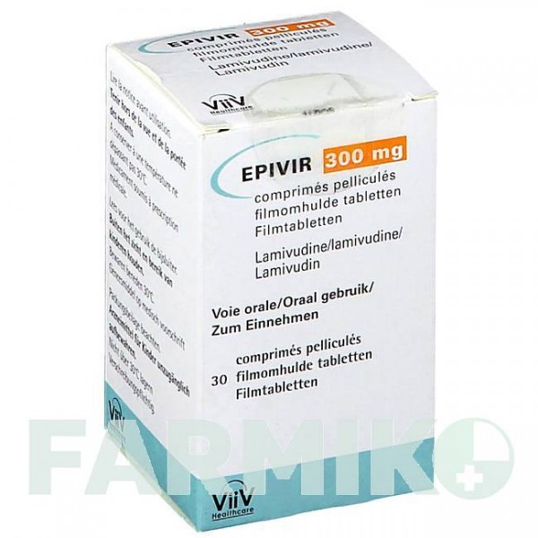 ЭПИВИР (EPIVIR) 300 мг таблетки 30 шт - Ламивудин AXICORP PHARMA
