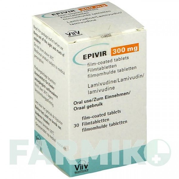 ЭПИВИР (EPIVIR) 300 мг таблетки 30 шт - Ламивудин VIIV HEALTHCARE