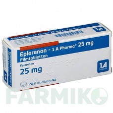 ЕПЛЕРЕНОН (EPLERENON) 25 мг таблетки 50 шт - Еплеренон 1 A PHARMA