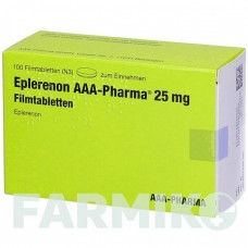 ЕПЛЕРЕНОН (EPLERENON) 25 мг таблетки 50 шт - Еплеренон AAA - PHARMA