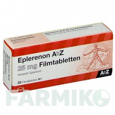 ЕПЛЕРЕНОН (EPLERENON) 25 мг таблетки 20 шт - Еплеренон ABZ PHARMA