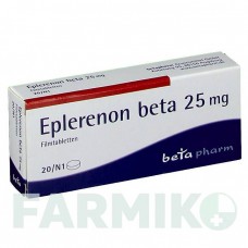 ЭПЛЕРЕНОН (EPLERENON) 25 мг таблетки 20 шт - Эплеренон BETAPHARM