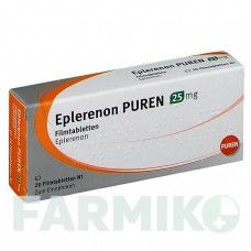 ЭПЛЕРЕНОН (EPLERENON) 25 мг таблетки 20 шт - Эплеренон PUREN PHARMA