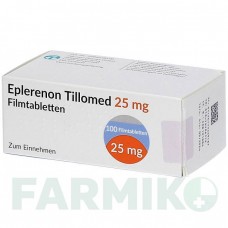 ЭПЛЕРЕНОН (EPLERENON) 25 мг таблетки 50 шт - Эплеренон TILLOMED