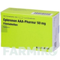 ЕПЛЕРЕНОН (EPLERENON) 50 мг таблетки 100 шт - Еплеренон AAA - PHARMA