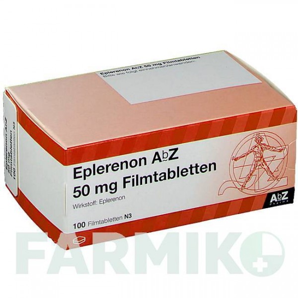 ЭПЛЕРЕНОН (EPLERENON) 50 мг таблетки 100 шт - Эплеренон ABZ PHARMA